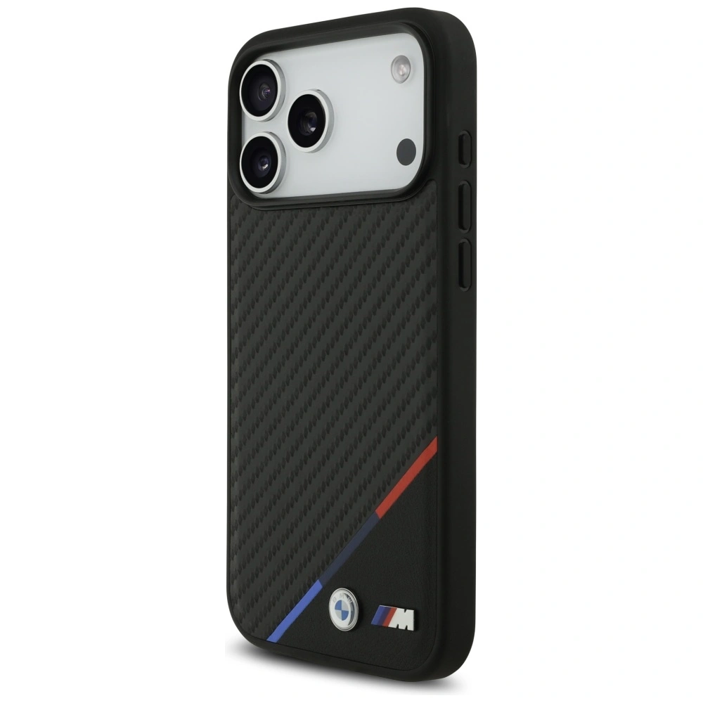 Kryt BMW M Carbon Tricolor Line MagSafe Apple iPhone 17 Pro Max black