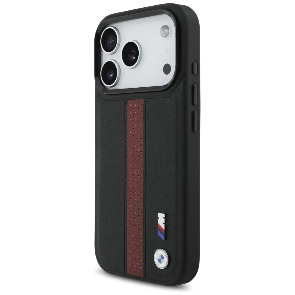 Kryt BMW M Perforated Stripe Logo MagSafe Apple iPhone 17 Pro red