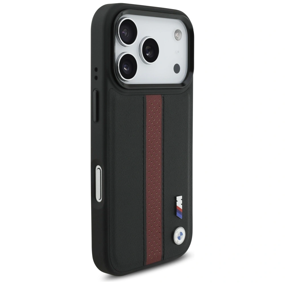 Kryt BMW M Perforated Stripe Logo MagSafe Apple iPhone 17 Pro red