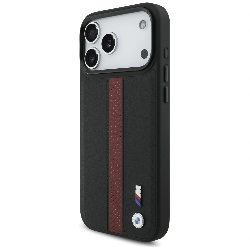 Kryt BMW M Perforated Stripe Logo MagSafe Apple iPhone 17 Pro Max red