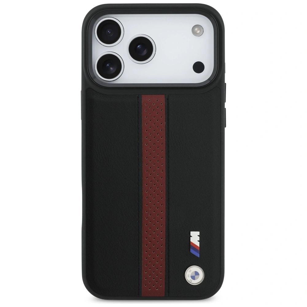 Kryt BMW M Perforated Stripe Logo MagSafe Apple iPhone 17 Pro Max red