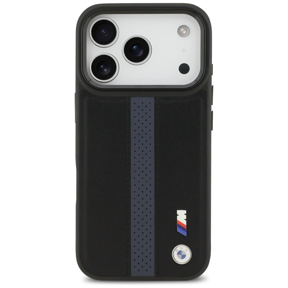 Kryt BMW M Perforated Stripe Logo MagSafe Apple iPhone 17 Pro blue
