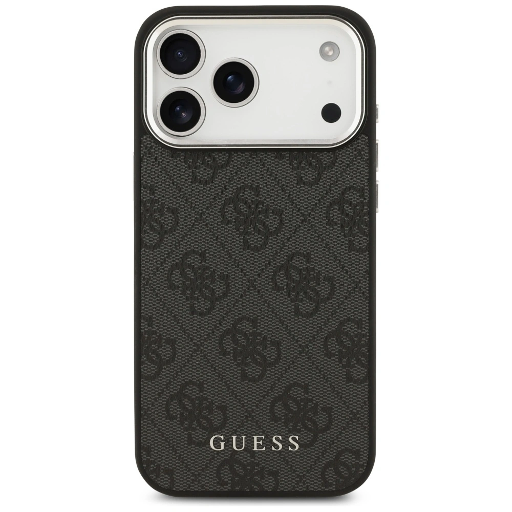 Kryt Guess 4G Classic Logo MagSafe Apple iPhone 17 Pro Max black
