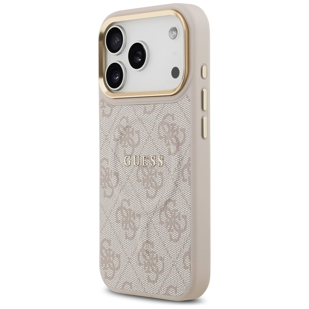 Kryt Guess 4G PU Classic Logo MagSafe Apple iPhone 17 Pro pink