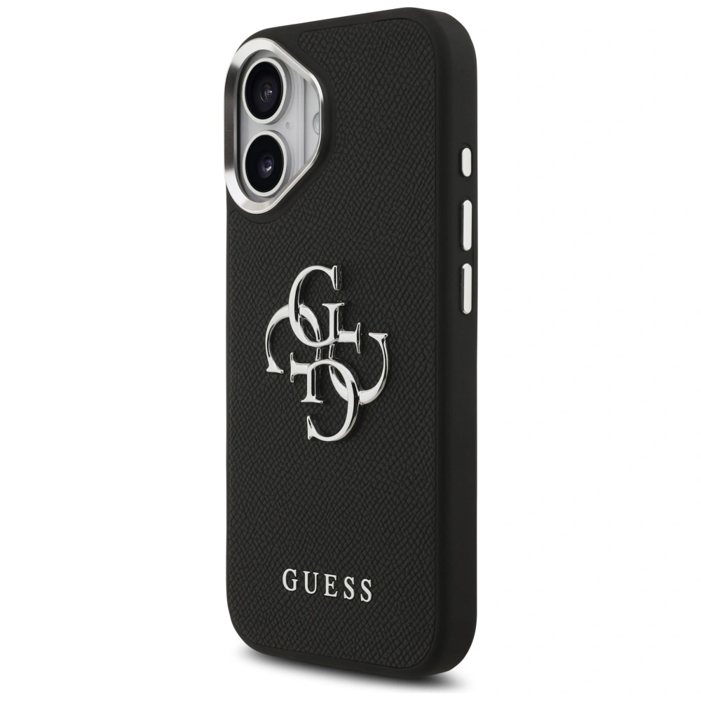 Kryt Guess Grained Big 4G Classic Logo Apple iPhone 17 black