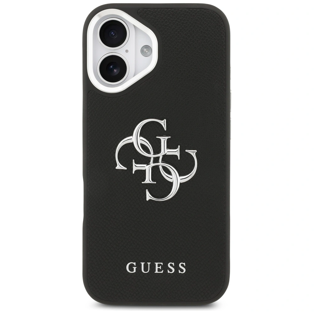 Kryt Guess Grained Big 4G Classic Logo Apple iPhone 17 black