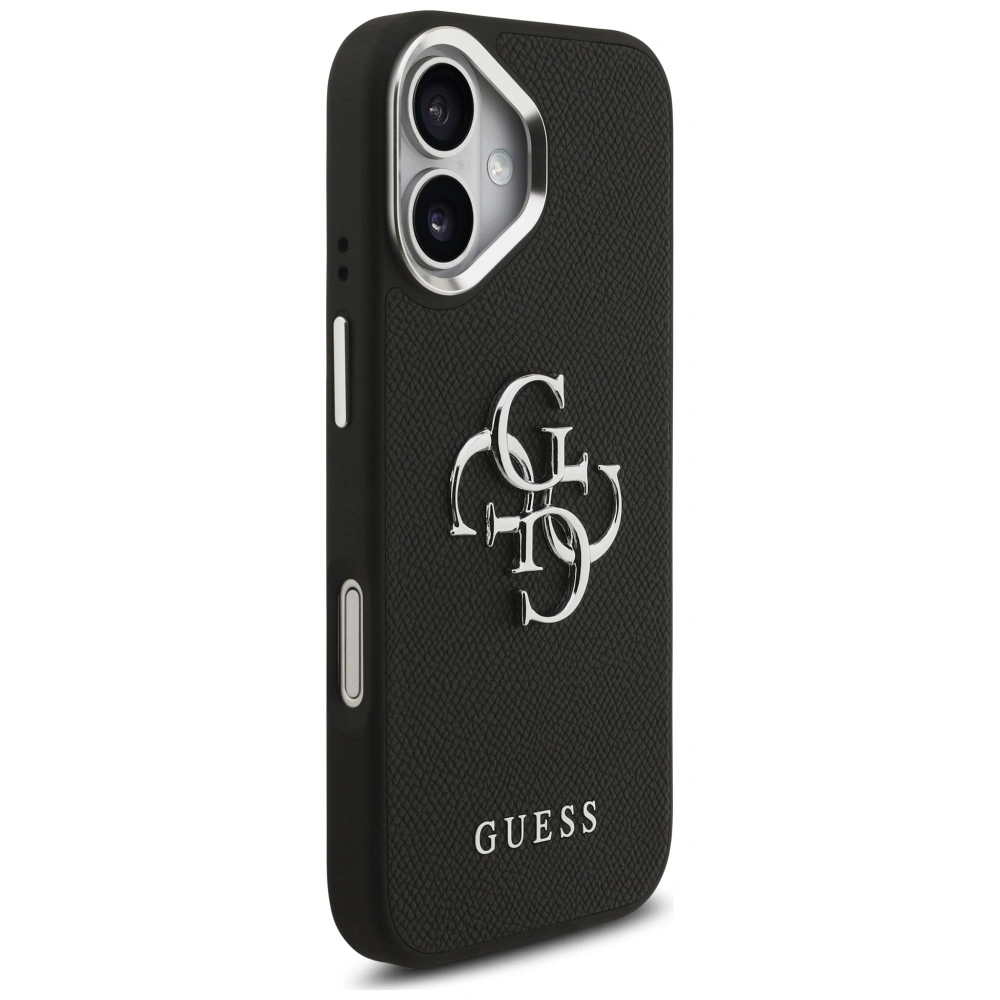 Kryt Guess Grained Big 4G Classic Logo Apple iPhone 17 black