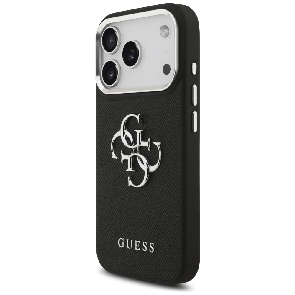 Kryt Guess Grained Big 4G Classic Logo Apple iPhone 17 Pro black