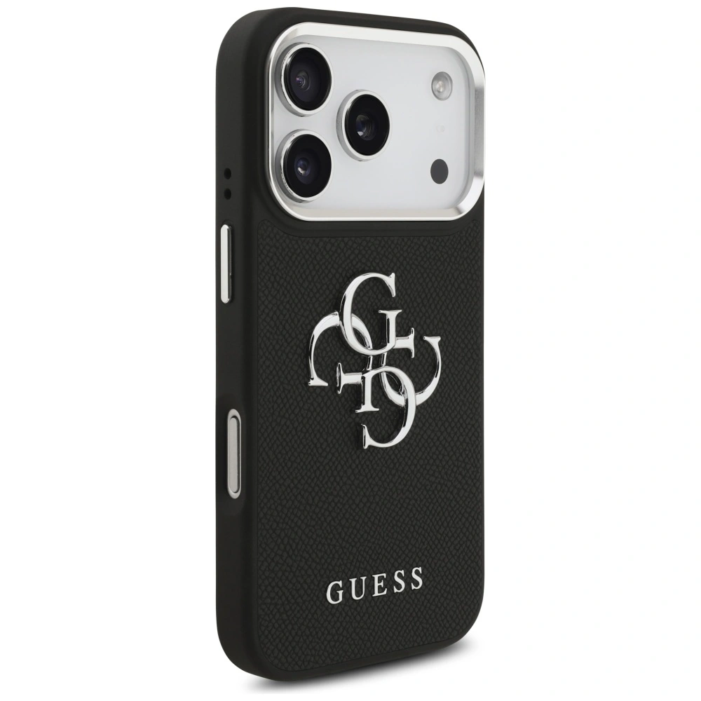 Kryt Guess Grained Big 4G Classic Logo Apple iPhone 17 Pro black