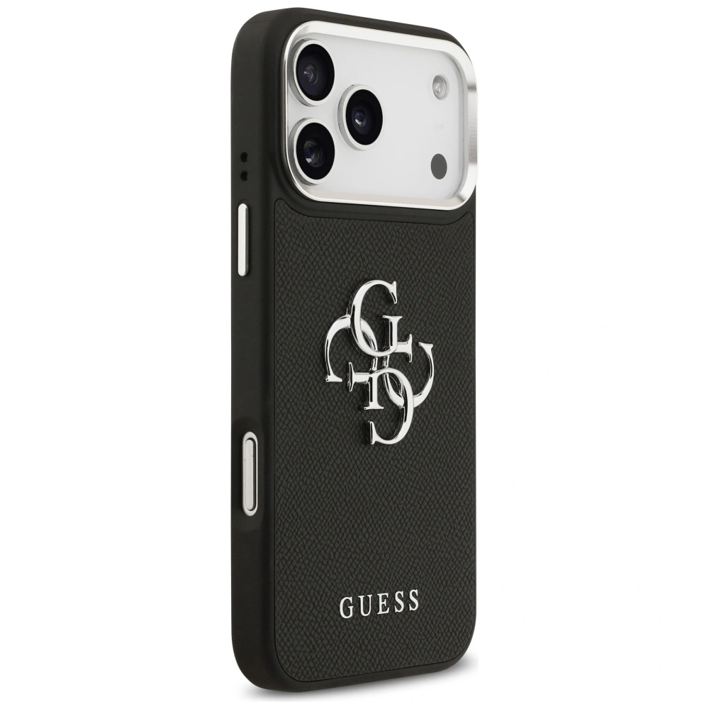 Kryt Guess Grained Big 4G Classic Logo Apple iPhone 17 Pro Max black
