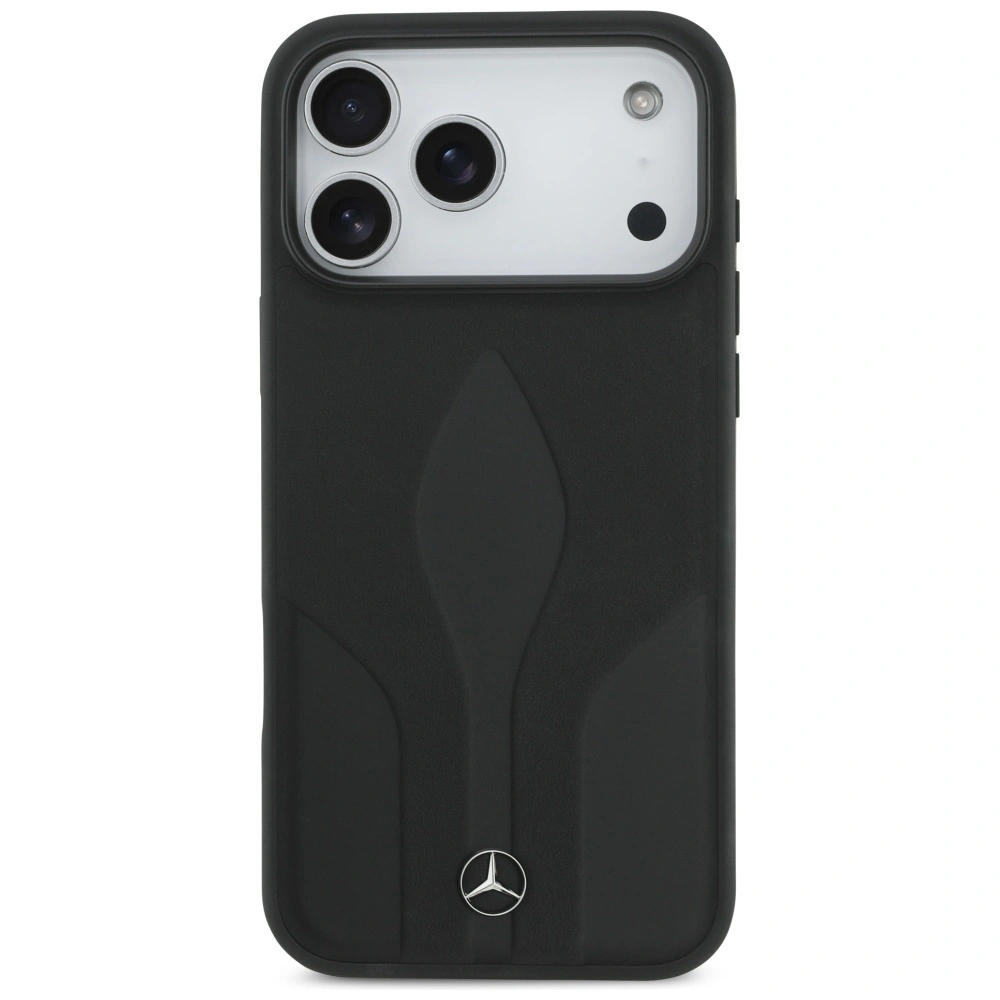 Kryt Mercedes Leather The Move MagSafe Apple iPhone 17 Pro Max black