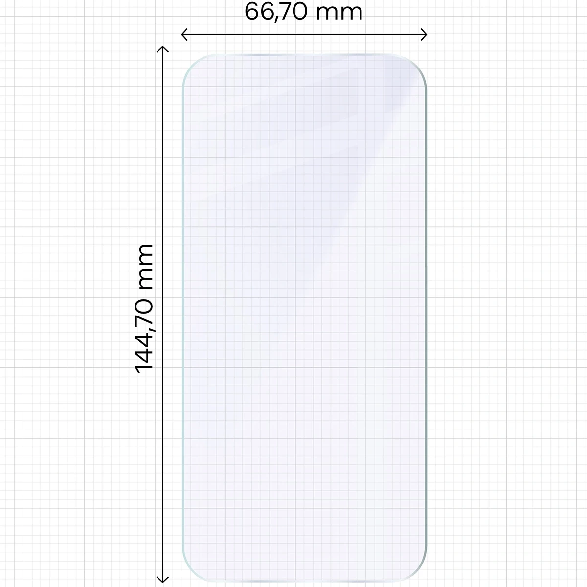 Ochranné sklo Bizon Glass Mule Apple iPhone 17
