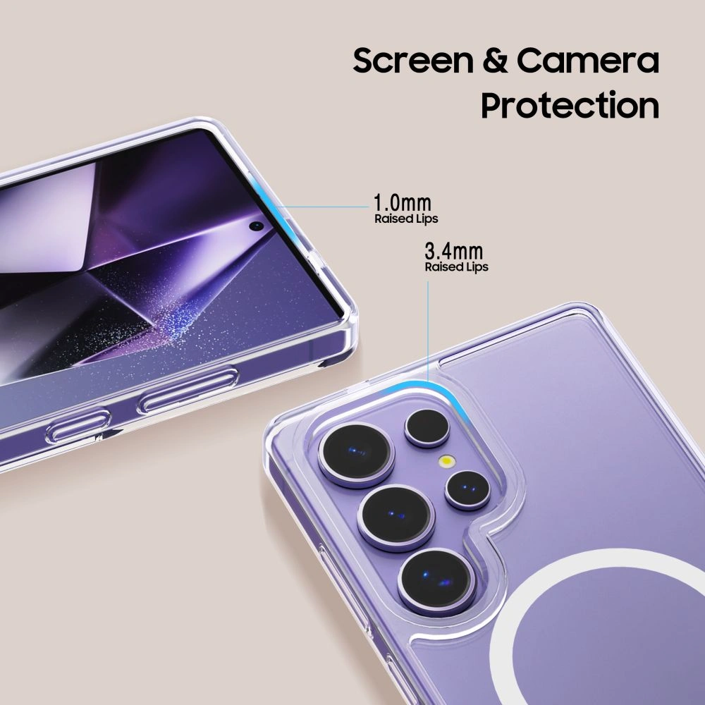 Kryt [CR] Tech-Protect Flexair Hybrid MagSafe Samsung Galaxy S25 Ultra Clear