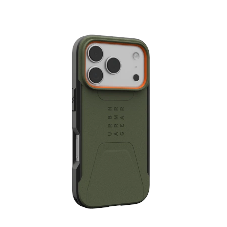 Kryt UAG Urban Armor Gear Civilian MagSafe Apple iPhone 17 Pro MagSafe (olive/orange)