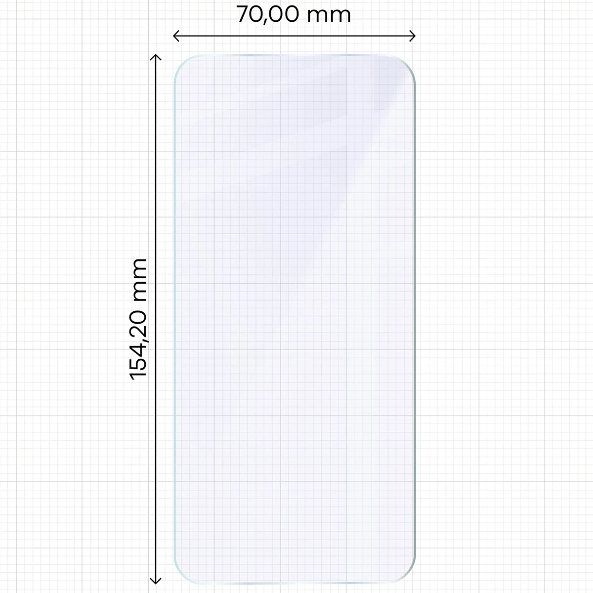 Ochranné sklo Bizon Glass Mule Oppo Reno 14 FS