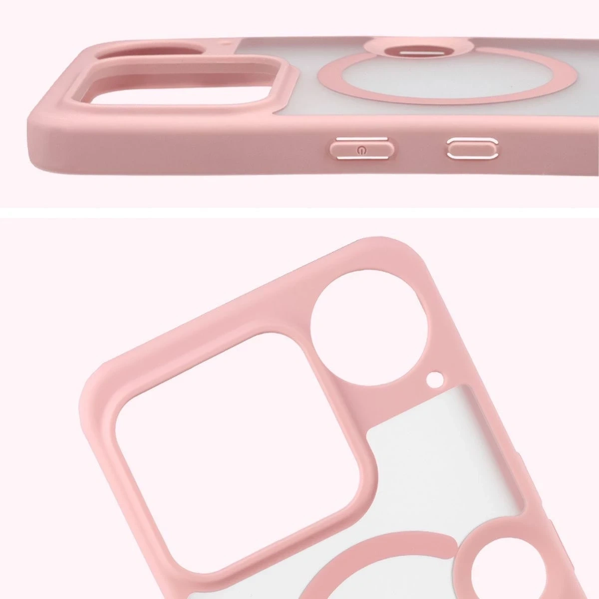 Kryt Bizon Case MatteO Magnetic Nothing Phone (3) smoky light pink