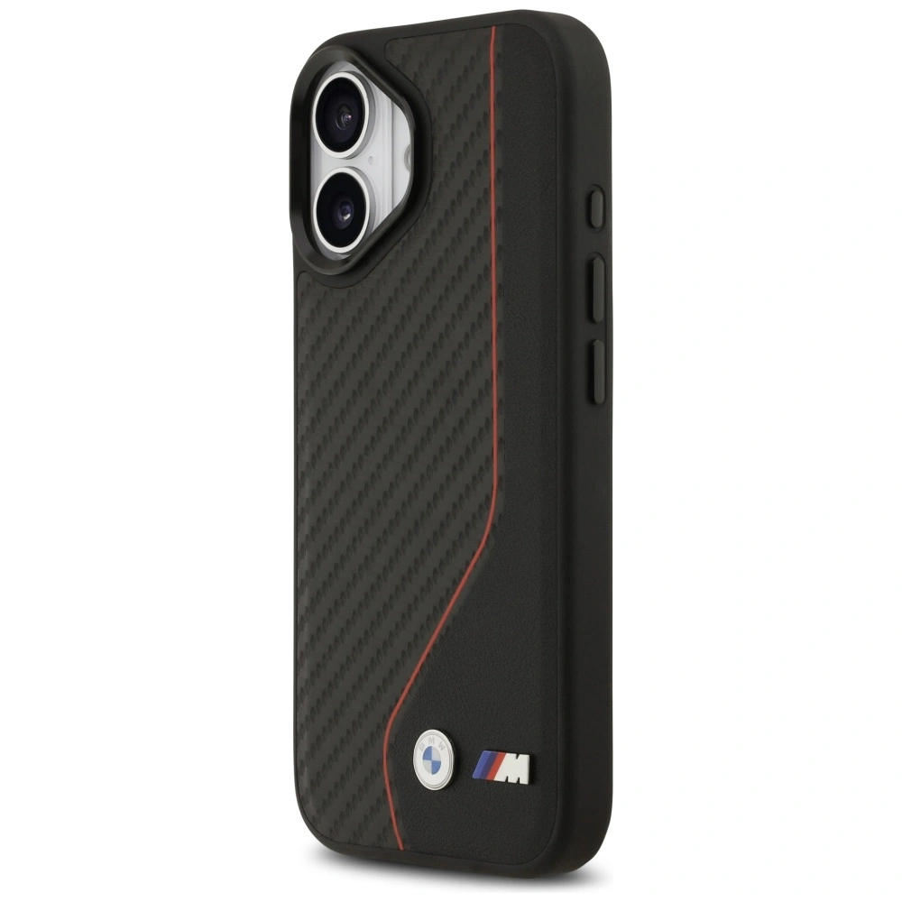 Kryt BMW M Carbon Line & Logo MagSafe Apple iPhone 17 red