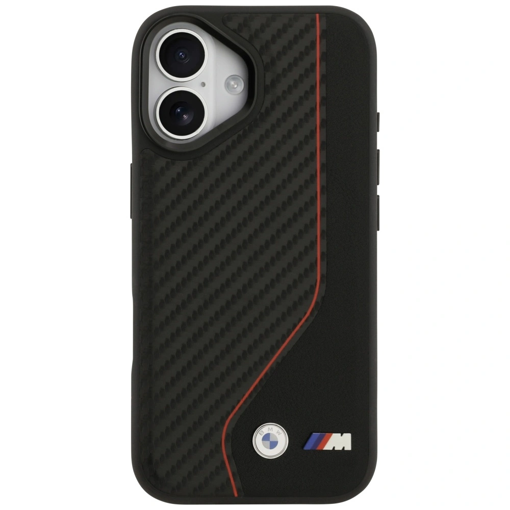 Kryt BMW M Carbon Line & Logo MagSafe Apple iPhone 17 red