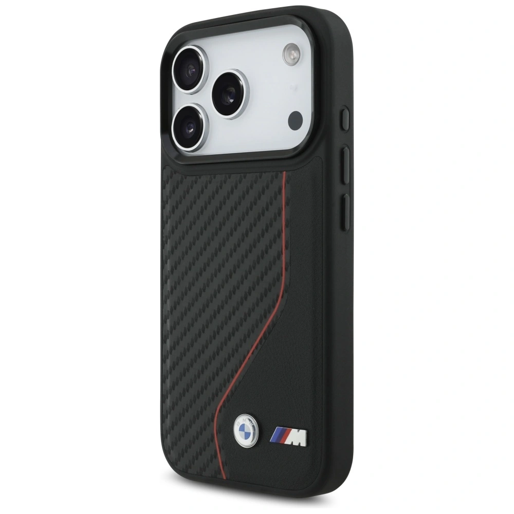 Kryt BMW M Carbon Line & Logo MagSafe Apple iPhone 17 Pro red