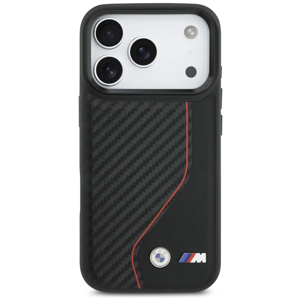 Kryt BMW M Carbon Line & Logo MagSafe Apple iPhone 17 Pro red