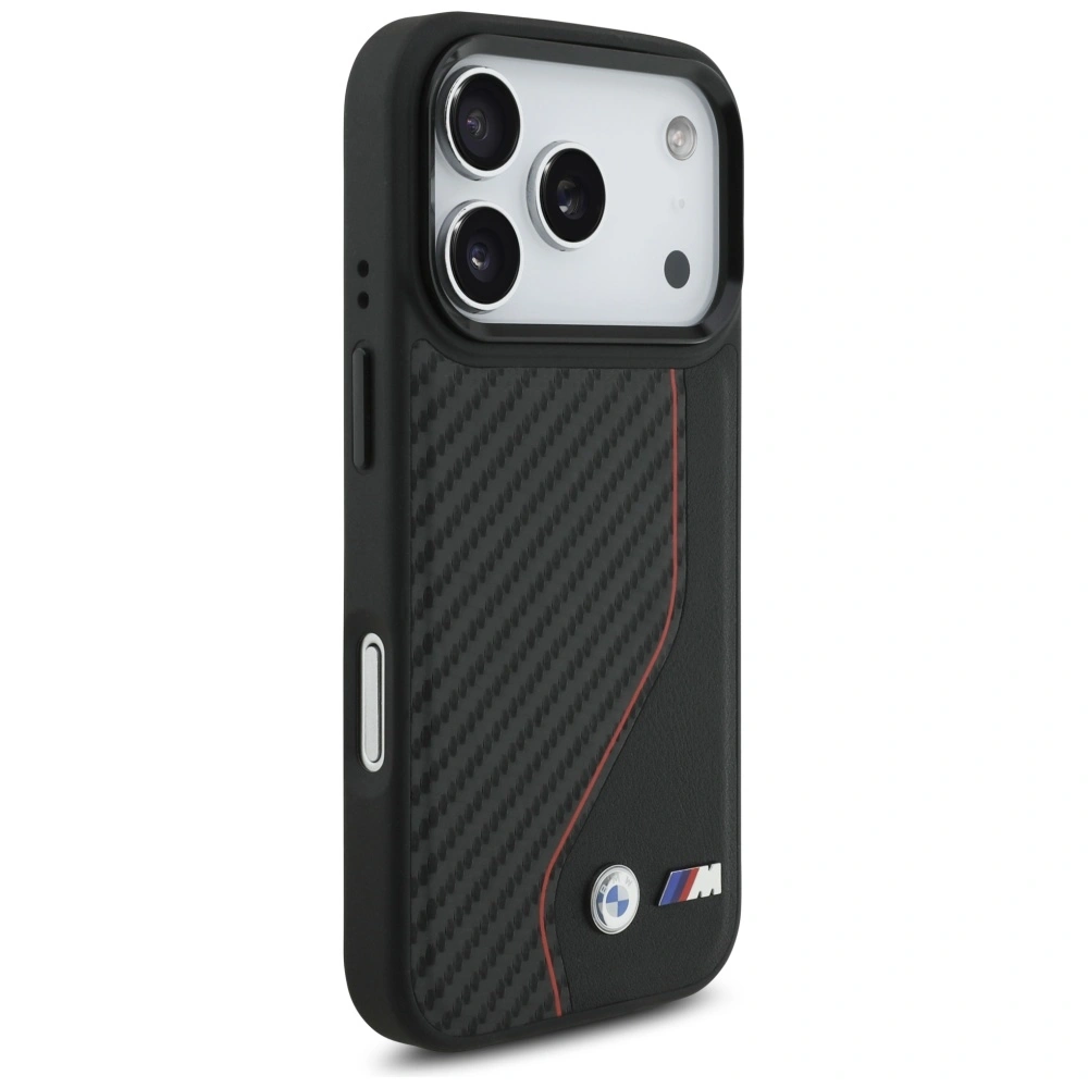 Kryt BMW M Carbon Line & Logo MagSafe Apple iPhone 17 Pro red