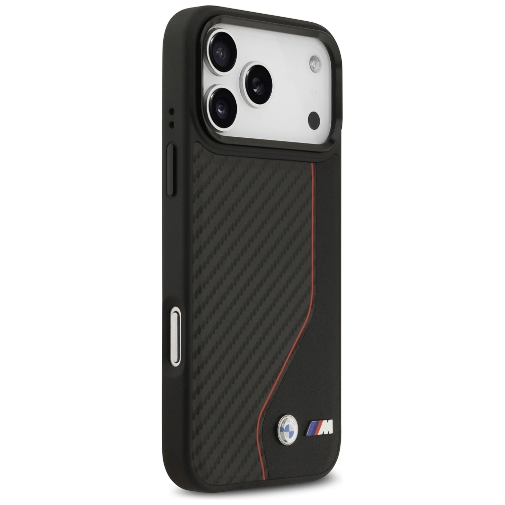 Kryt BMW M Carbon Line & Logo MagSafe Apple iPhone 17 Pro Max red