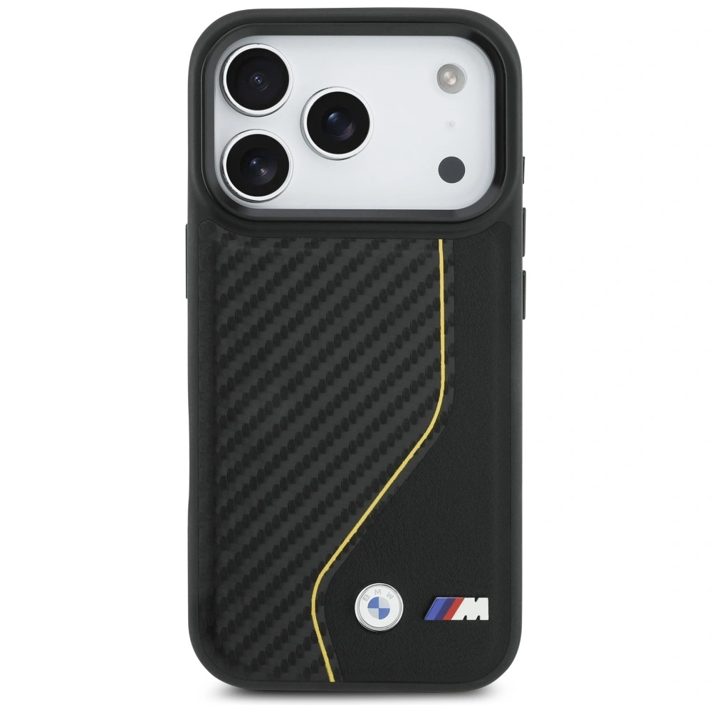 Kryt BMW M Carbon Line & Logo MagSafe Apple iPhone 17 Pro yellow