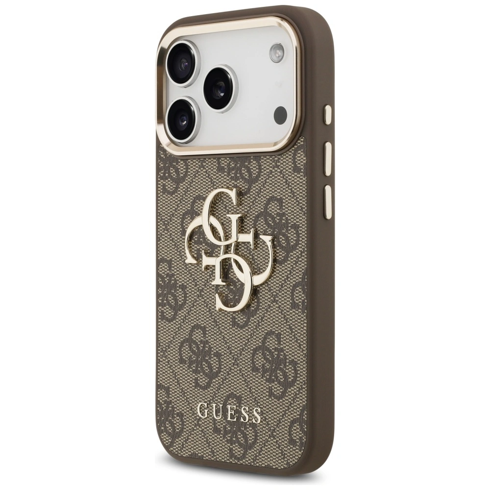 Kryt Guess 4G Big 4G Classic Logo Apple iPhone 17 Pro Max brown gold