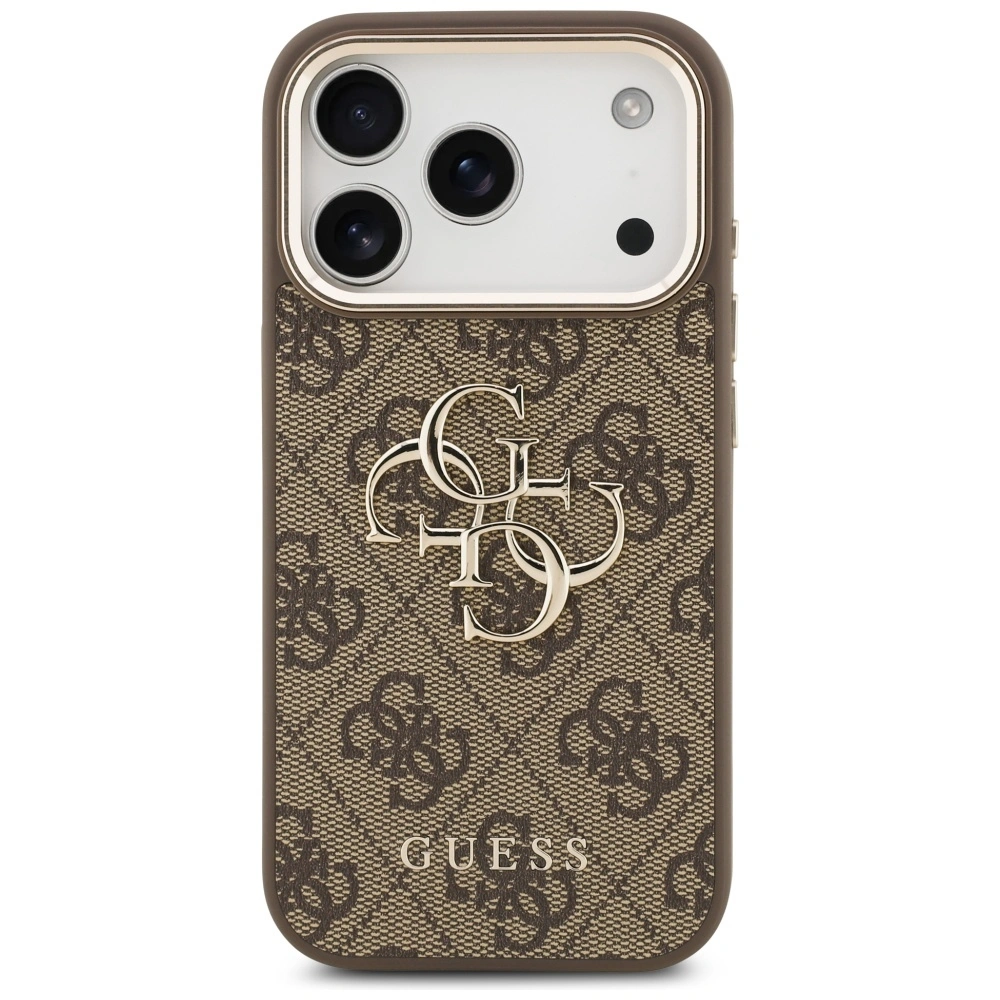 Kryt Guess 4G Big 4G Classic Logo Apple iPhone 17 Pro Max brown gold