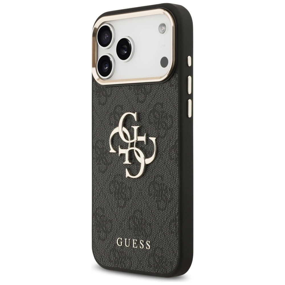 Kryt Guess 4G Big 4G Classic Logo Apple iPhone 17 Pro Max black gold