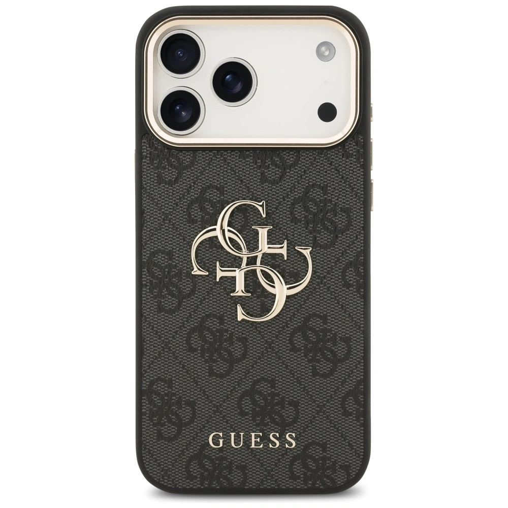 Kryt Guess 4G Big 4G Classic Logo Apple iPhone 17 Pro Max black gold
