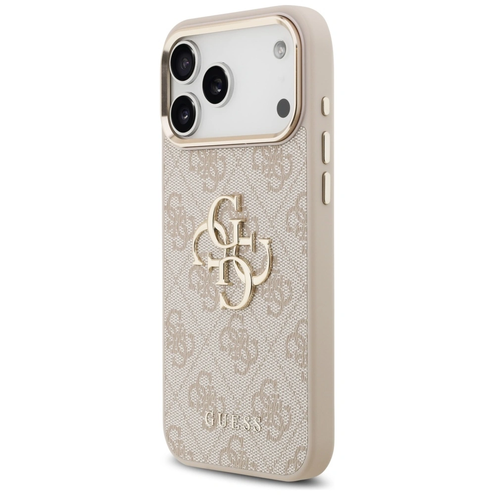 Kryt Guess 4G Big 4G Classic Logo Apple iPhone 17 Pro Max pink gold