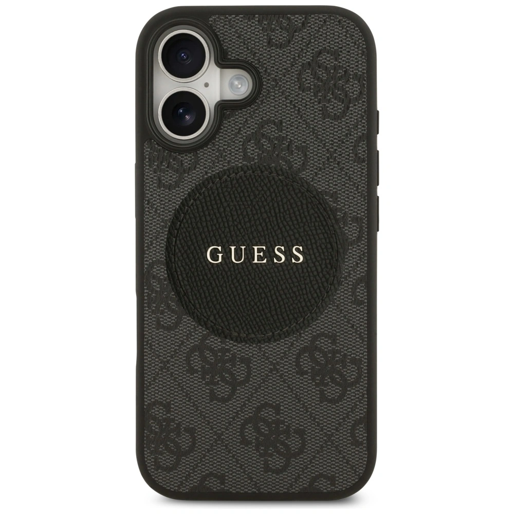 Kryt Guess 4G Circle Classic Logo MagSafe Apple iPhone 17 black