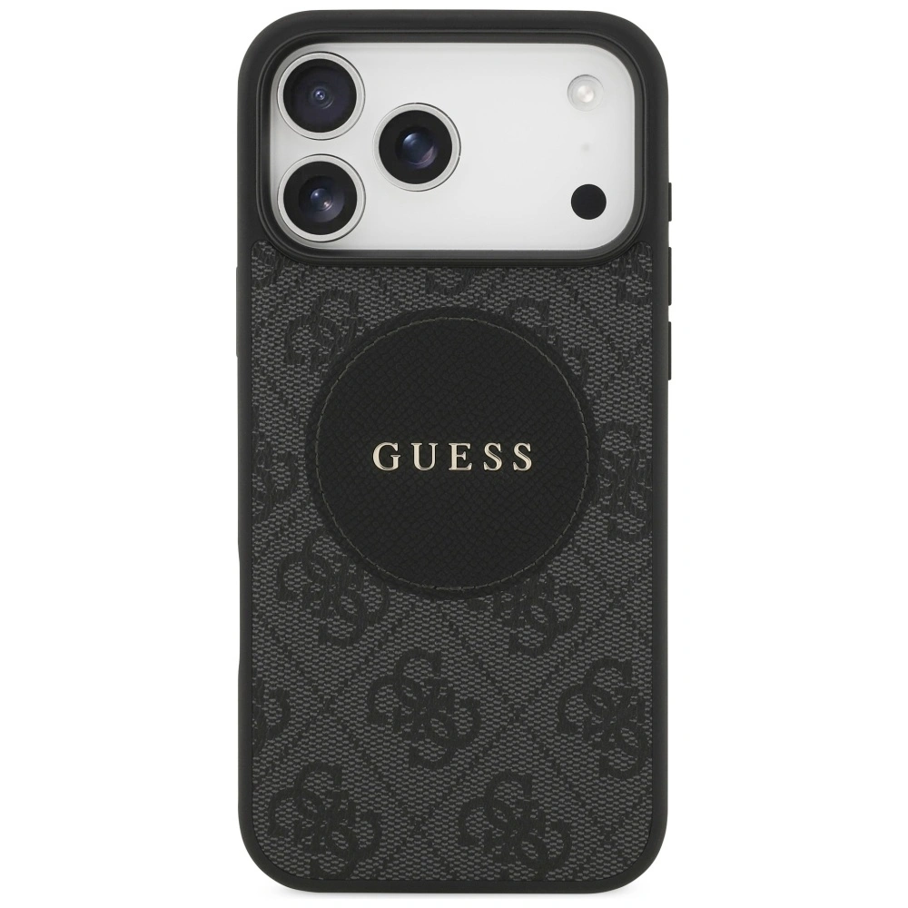 Kryt Guess 4G Circle Classic Logo MagSafe Apple iPhone 17 Pro Max black