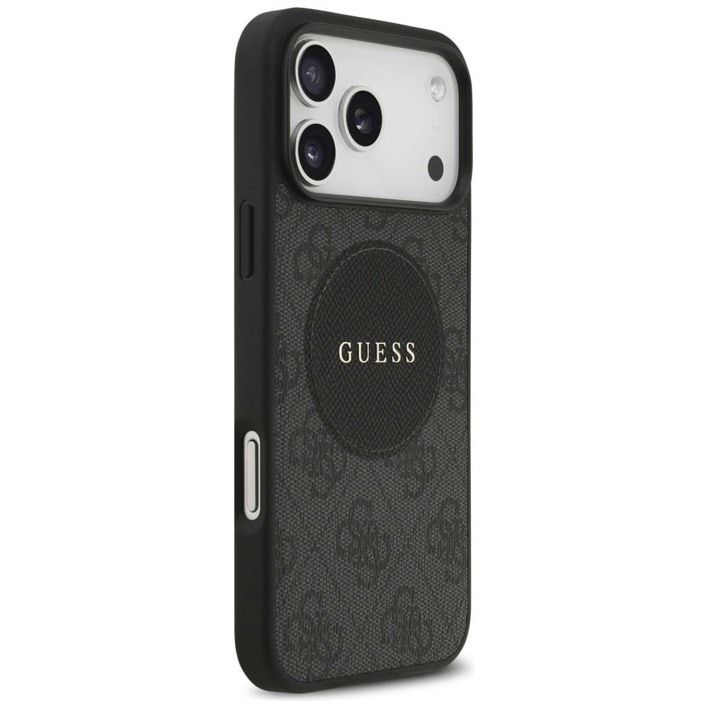 Kryt Guess 4G Circle Classic Logo MagSafe Apple iPhone 17 Pro Max black