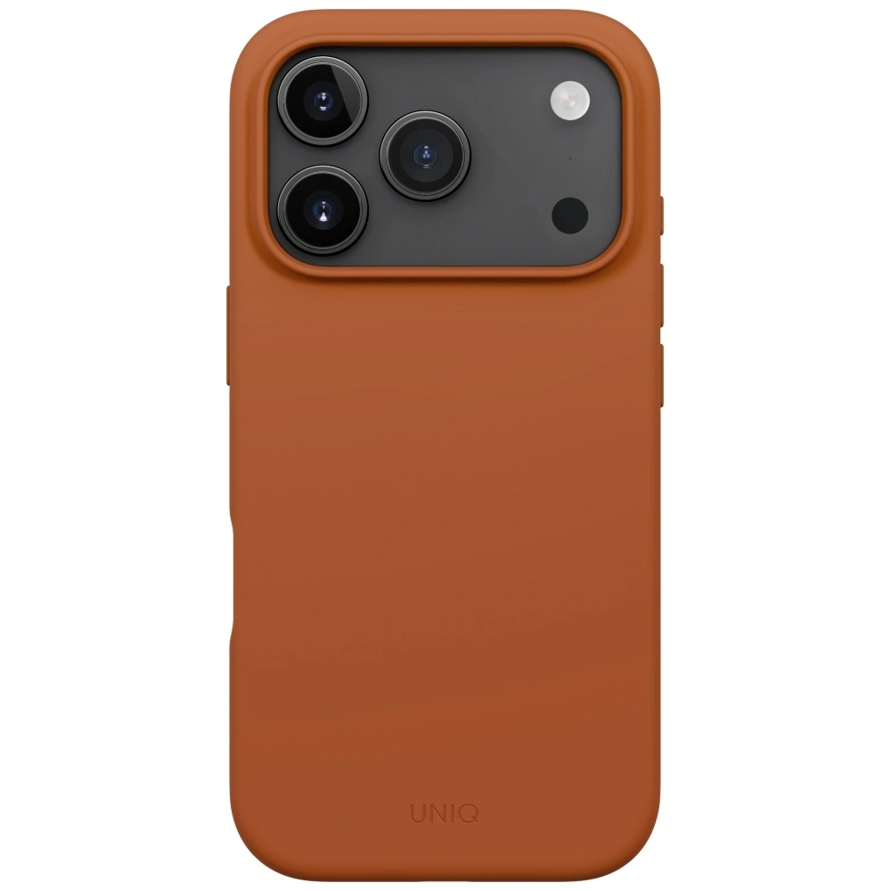 Kryt UNIQ Lino Apple iPhone 17 Pro Magclick Charging orange