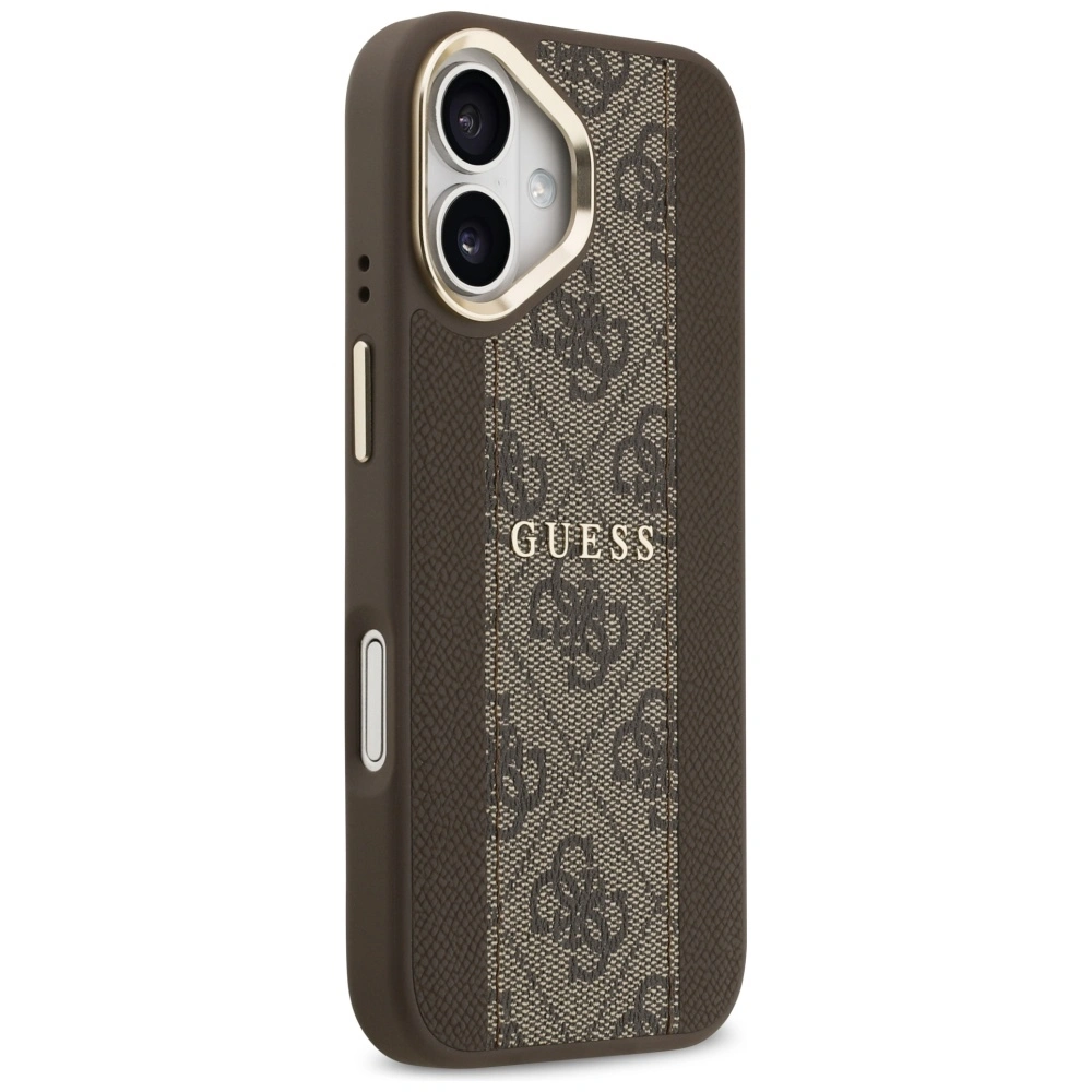 Kryt Guess 4G Stripe MagSafe Apple iPhone 17 brown
