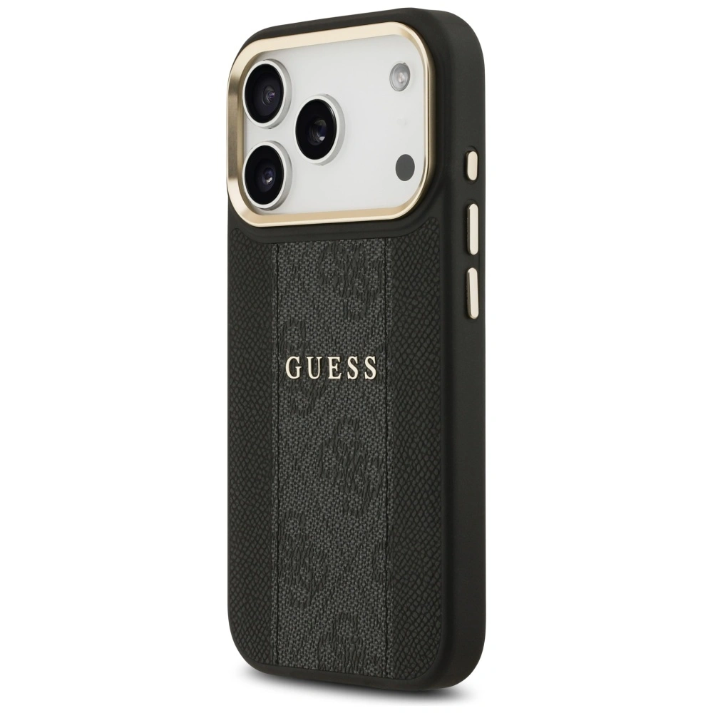Kryt Guess 4G Stripe MagSafe Apple iPhone 17 Pro black