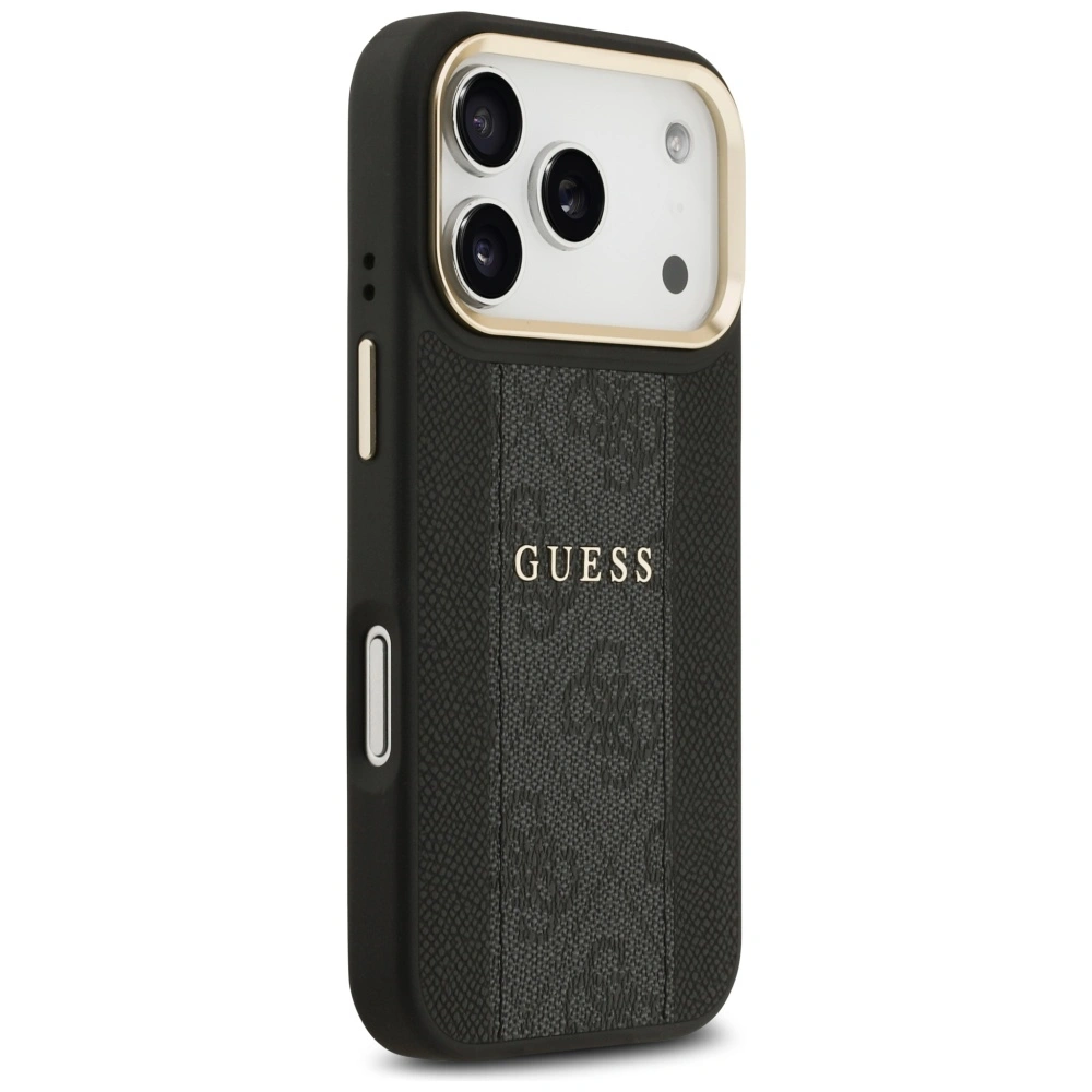 Kryt Guess 4G Stripe MagSafe Apple iPhone 17 Pro black
