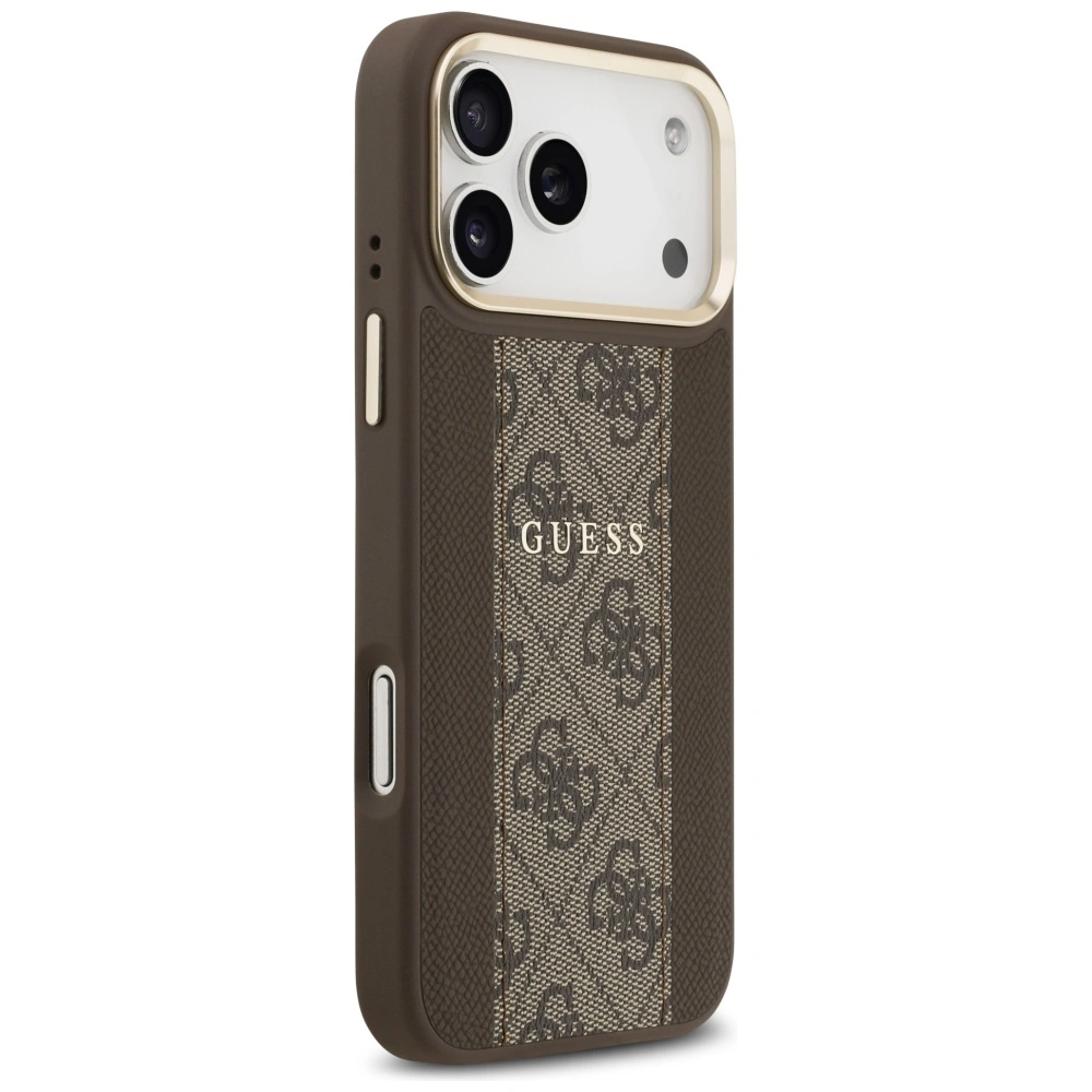 Kryt Guess 4G Stripe MagSafe Apple iPhone 17 Pro Max brown