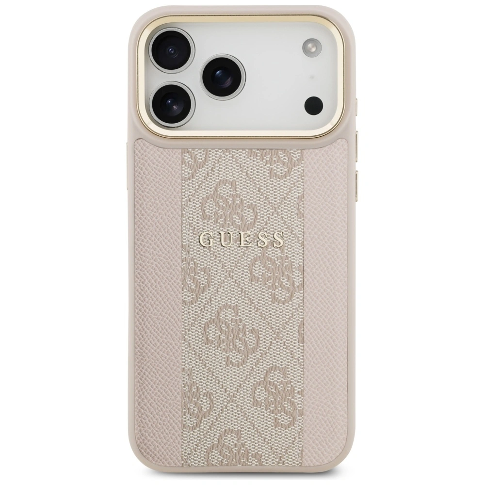 Kryt Guess 4G Stripe MagSafe Apple iPhone 17 Pro Max pink