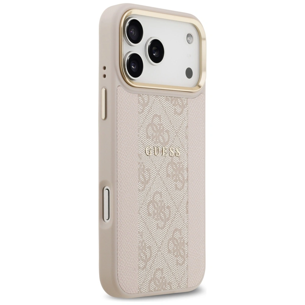 Kryt Guess 4G Stripe MagSafe Apple iPhone 17 Pro Max pink