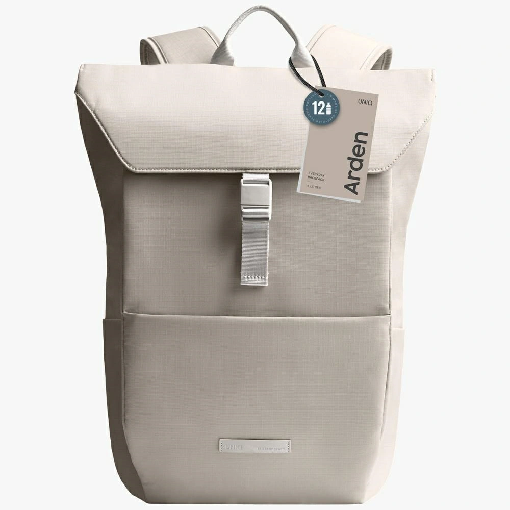 Kryt UNIQ Arden RPET 18L beige backpack