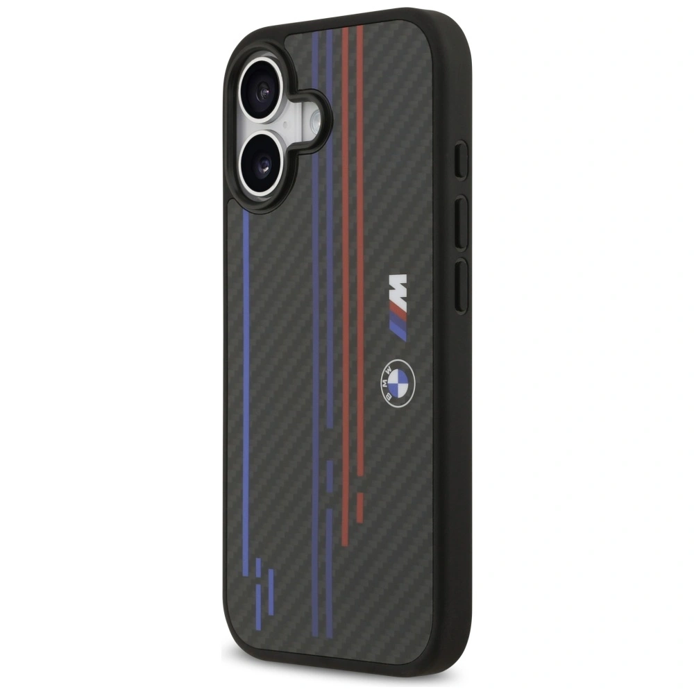 Kryt BMW M Kevlar Lines & Logo MagSafe Apple iPhone 17 black