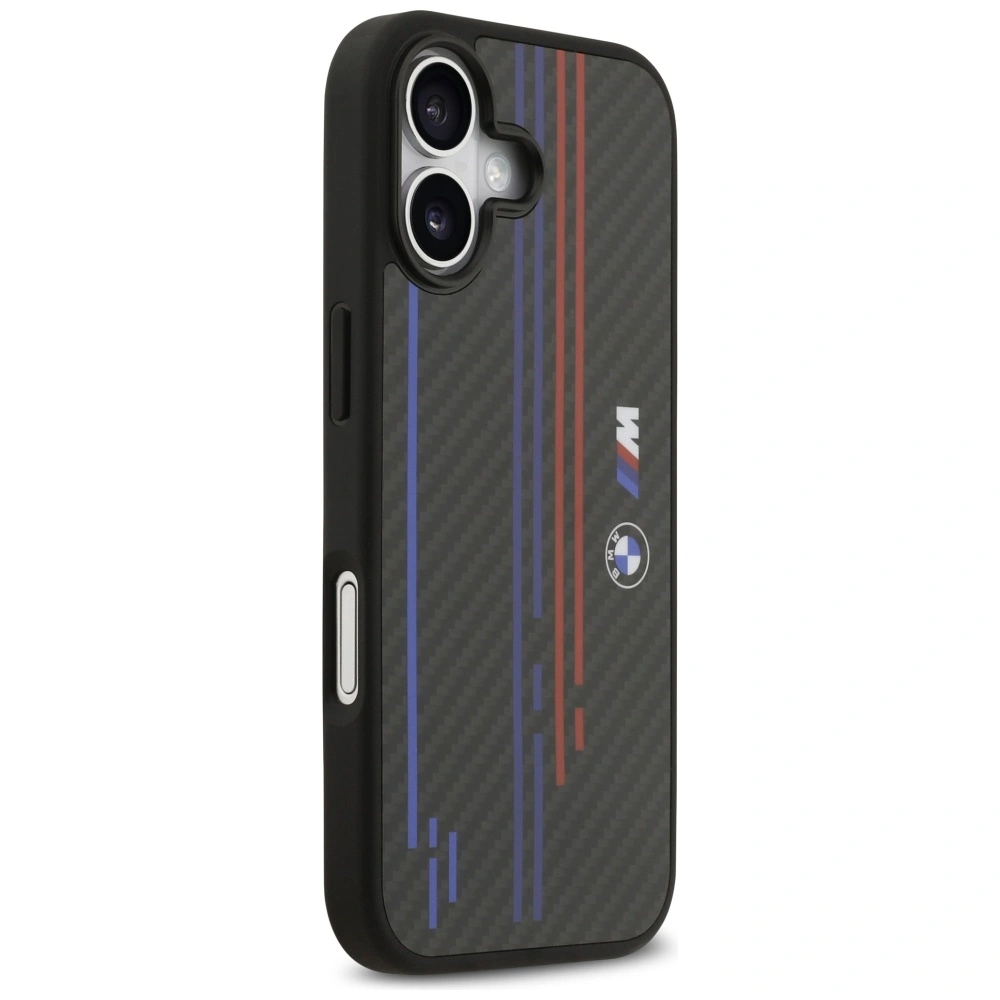 Kryt BMW M Kevlar Lines & Logo MagSafe Apple iPhone 17 black