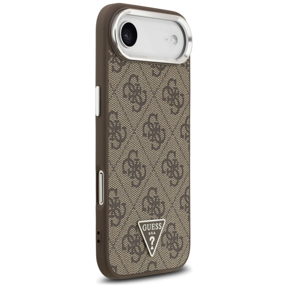 Kryt Guess 4G Triangle Logo MagSafe Apple iPhone Air brown silver