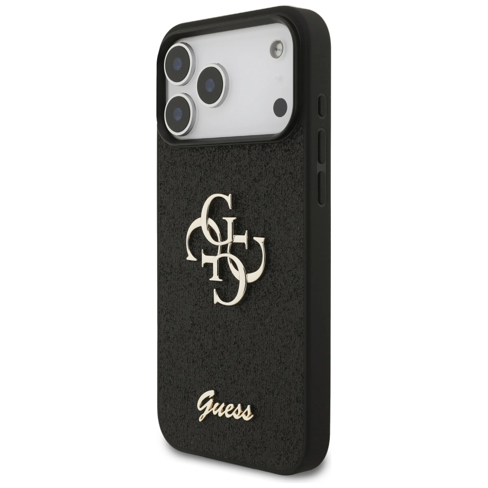 Kryt Guess Fixed Glitter Big 4G Apple iPhone 17 Pro Max black