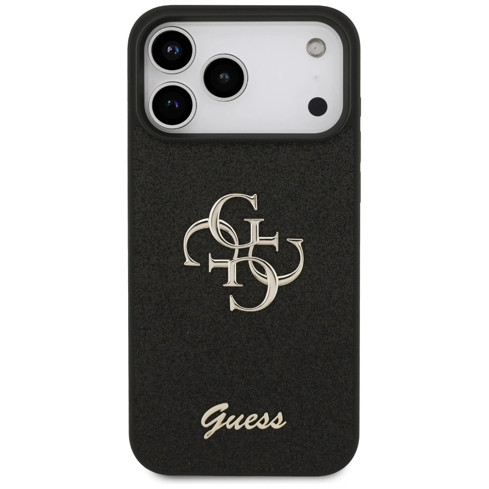 Kryt Guess Fixed Glitter Big 4G Apple iPhone 17 Pro Max black
