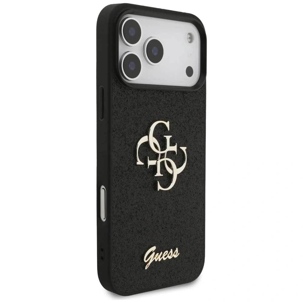 Kryt Guess Fixed Glitter Big 4G Apple iPhone 17 Pro Max black