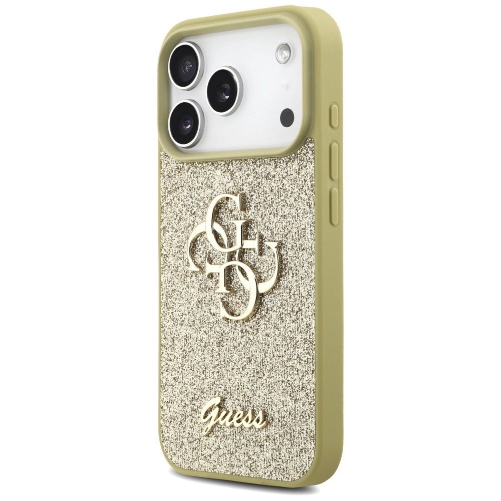 Kryt Guess Fixed Glitter Big 4G Apple iPhone 17 Pro gold